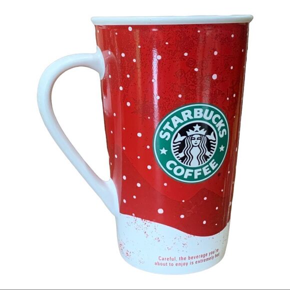 STARBUCKS Collector Ceramic Coffee Mug Holiday 2007 - Picture 3 of 9